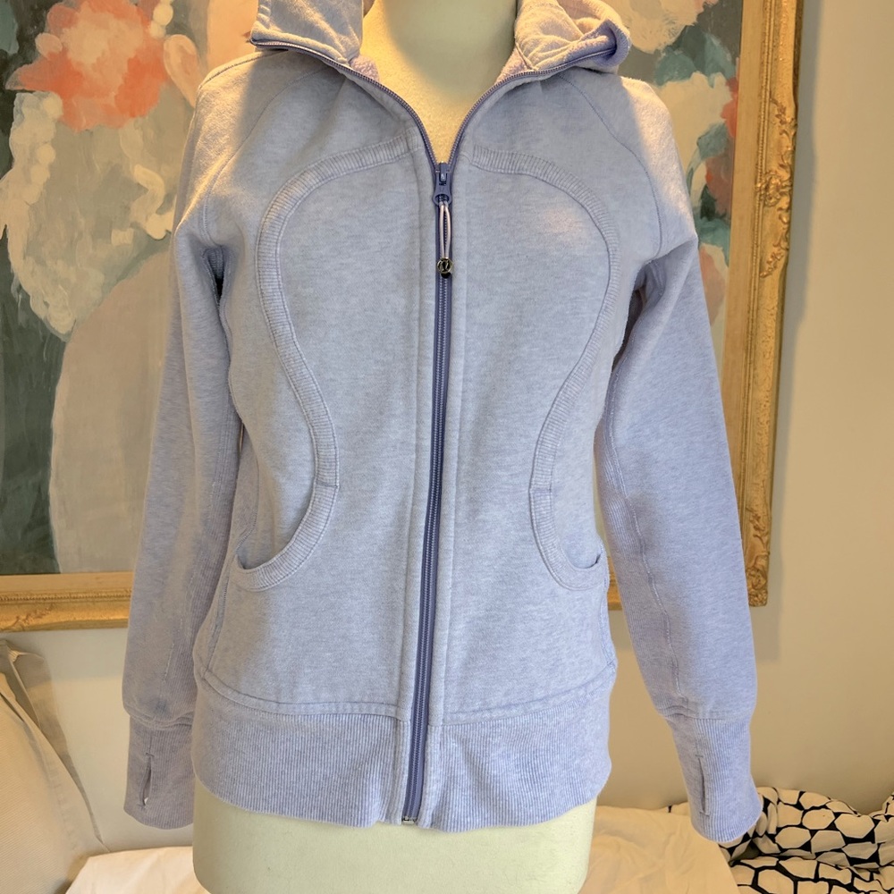 Lululemon Lavender Scuba Full-Zip Hoodie Size 6